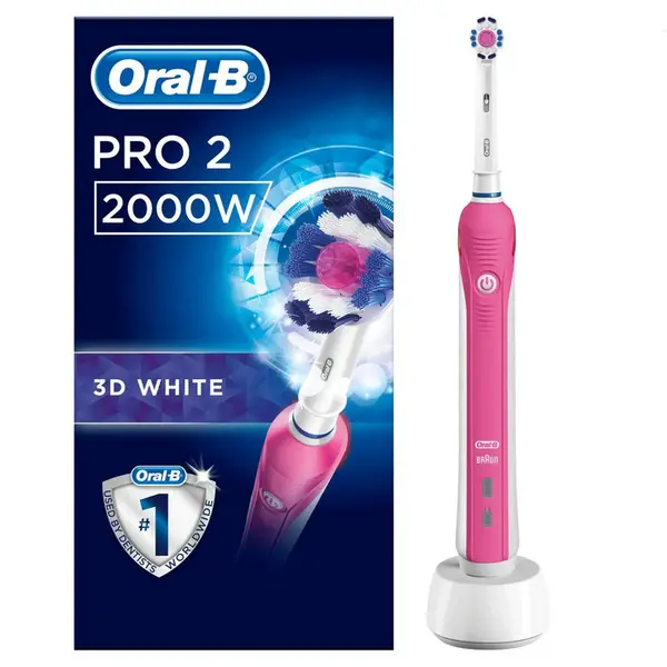 Image of Oral B Pro 2000 3D White Electric Toothbrush