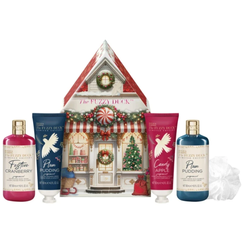 Image of Baylis & Harding Baylis & Harding Winter Wonderland Gingerbread House Gift Set in Clear Clear One Size Unisex 0017854123168