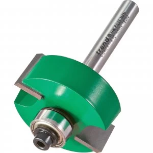 Image of Trend Bearing Self Guided Rebate Router Cutter 35mm 12.7mm 1/4"