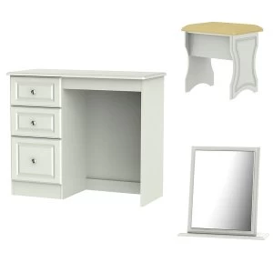 Image of Robert Dyas Montego 3 Piece Dressing Table Set - Ash Grey