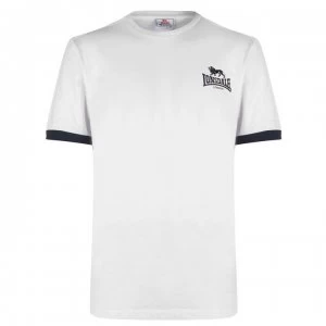 Image of Lonsdale Small Logo T Shirt Mens - White