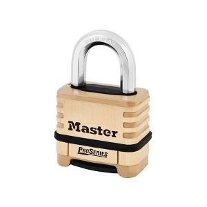 Image of Master Lock ProSeries Brass 4 Digit Padlock 57mm