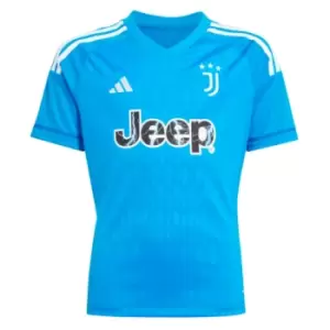Image of 2023-2024 Juventus Home Goalkeeper Shirt (Blue) - Kids