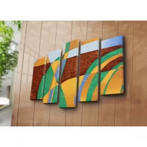 Image of 5PATK-209 Multicolor Decorative Canvas Painting (5 Pieces)