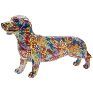 Image of Groovy Art Dachshund Ornament