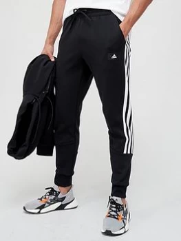 Image of adidas Future Icon 3 Stripe Sweat Pants - Black, Size L, Men