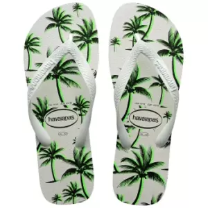 Image of Havaianas Mens Aloha Flip Flop White/White/Green 41/42 (UK 8)