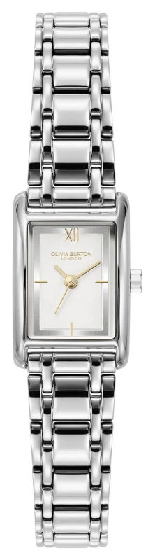 Image of Olivia Burton 24000281 Classic Mini Grove (16mm) Silver Dial Watch