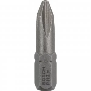 Image of Bosch Extra Hard Phillips Screwdriver Bits PH2 25mm Pack of 3