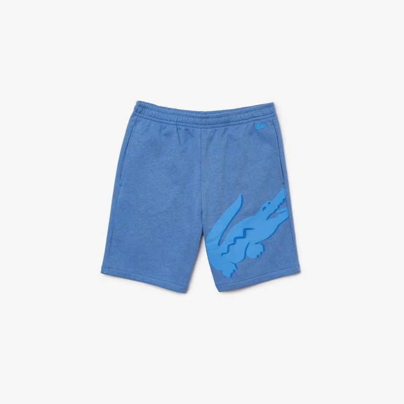 Image of Lacoste Tennis Fleece Shorts - Blue Blue XS