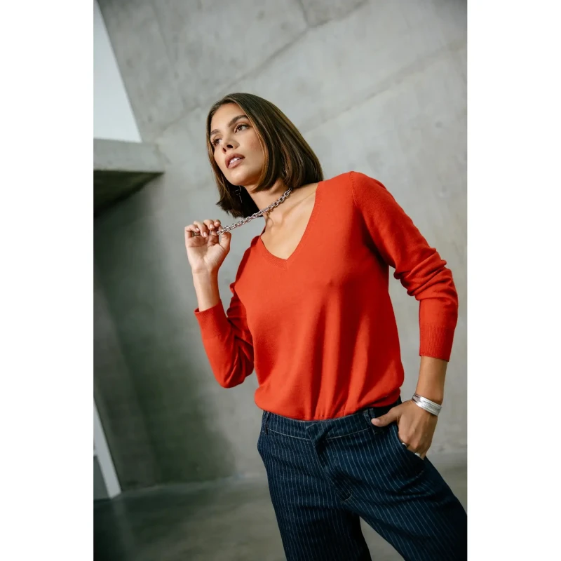 Image of Freeman T Porter Woman sweater Freeman T Porter Lorel Rouge Female S