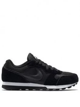 Image of Nike MD Runner 2 - Black/White, Size 5, Women