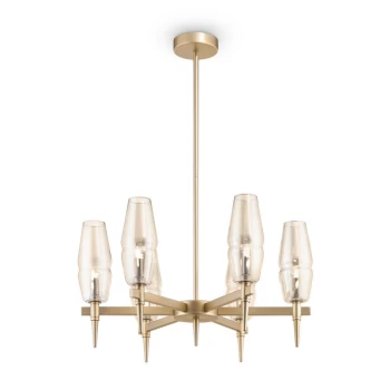 Image of Lita Ceiling Pendant Lamp Matt Gold , 6 Light, G9