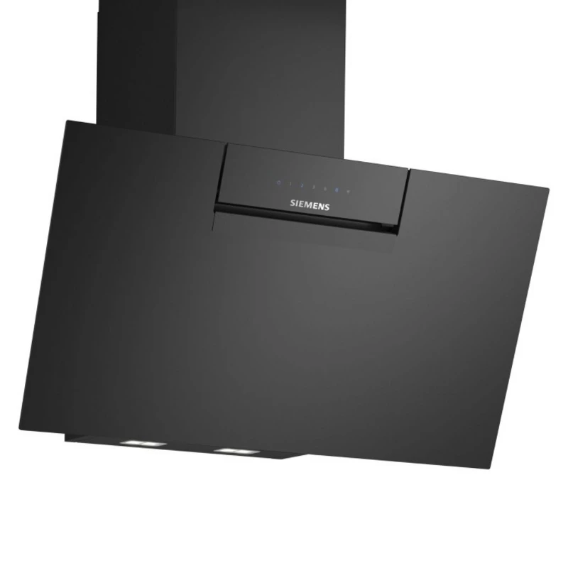 Image of Siemens IQ-300 LC87KFN60B WiFi Connected Angled Chimney Cooker Hood - Black