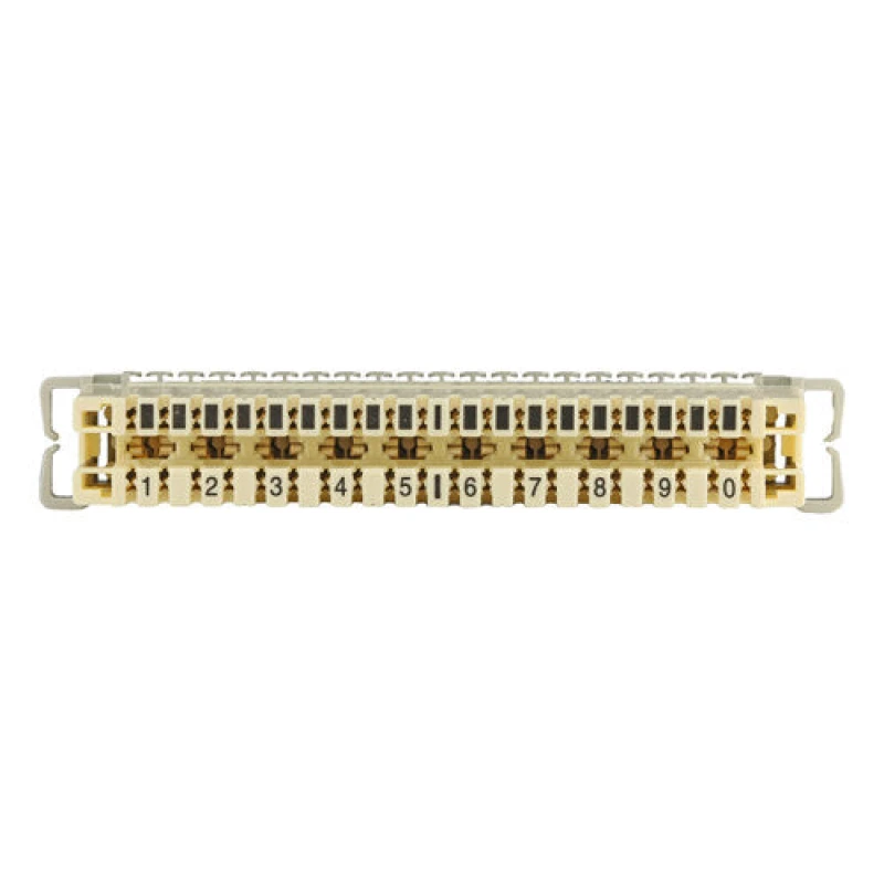 Image of Cablenet Cablenet 237A 10 Pair Disconnection Strip Module Cream 72-3413