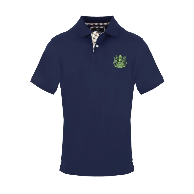 Image of Aquascutum Mens Polo Short Sleeve Polo Shirt Short Sleeve Polos Small Blue 54286419350