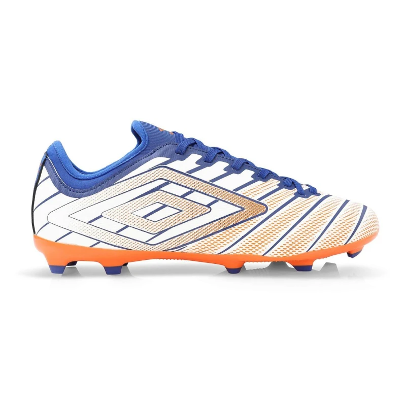 Image of Umbro Velocita Elixir Club FG Football Boots White Orange male UK 10.5