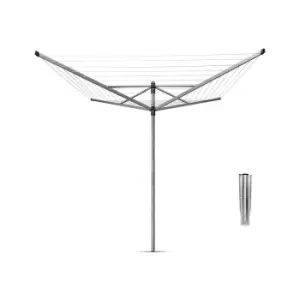 Image of Brabantia Lift-O-Matic 40m 4-Arm Rotary Airer with Ground Spike