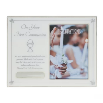 Image of 4" x 6" - Your First Communion Frame with Engraving Plate