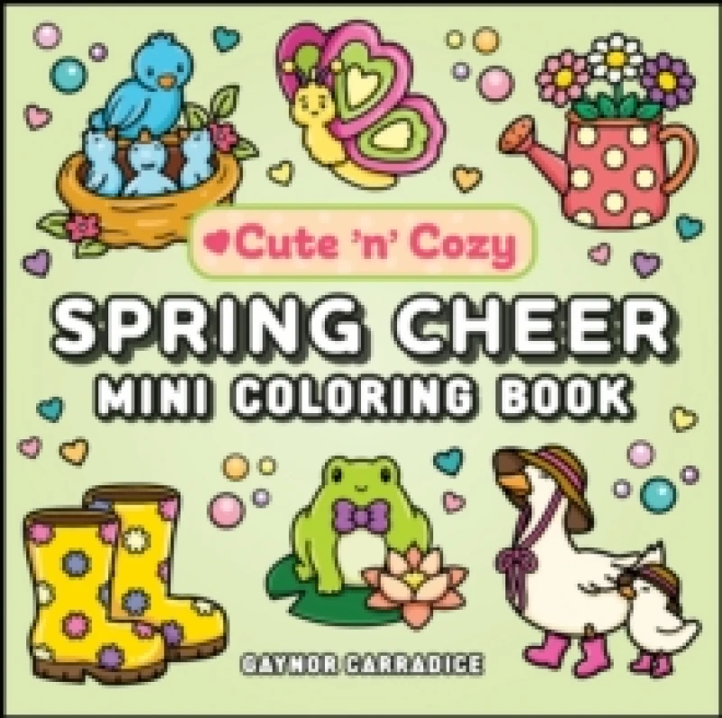 Image of Spring Cheer Mini Coloring Book Paperback / softback