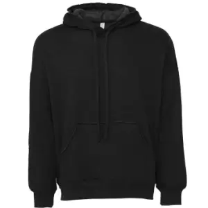 Image of Bella + Canvas Unisex Adult Raw Seam Hoodie (XL) (Black Heather)