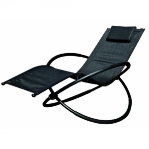 Image of GardenKraft Louis Textilene Zero Gravity Rocking Lounger