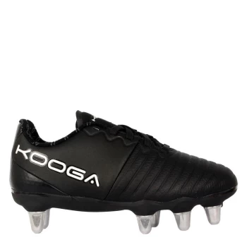 Image of KooGa Power Rugby Boots Childrens - Black/Red/Wht