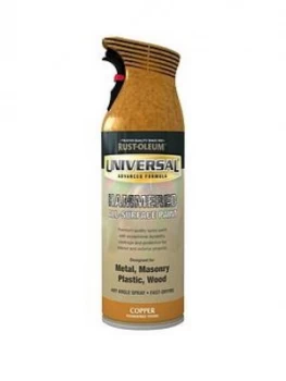 Image of Rust-Oleum Universal Metal And All Surface Paint - Hammered Finish Copper 400Ml