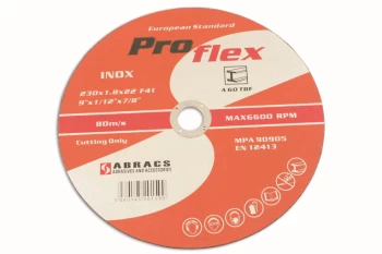 Image of Abracs 230mm x 1.8mm Extra Thin Discs Box 25 Connect 32071