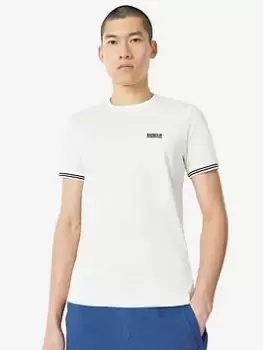 Image of Barbour International Torque Tipped T-Shirt - Beige, Beige Size M Men