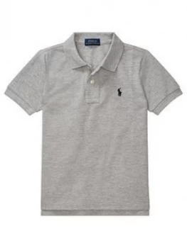 Image of Ralph Lauren Boys Classic Short Sleeve Polo Shirt - Grey