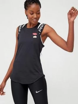 Image of Nike Training Icon Clash Tank - Black, Size 2XL, Women