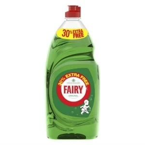 Image of Fairy Washing Up Liquid Original 30 percent Extra Free - 780ml