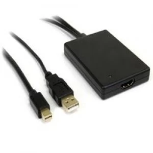 Image of StarTech.com Mini DisplayPort to HDMI Adapter with USB Audio