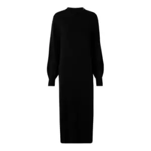 Image of Calvin Klein Jeans Fluffy Yarn Sweater Dress - Black