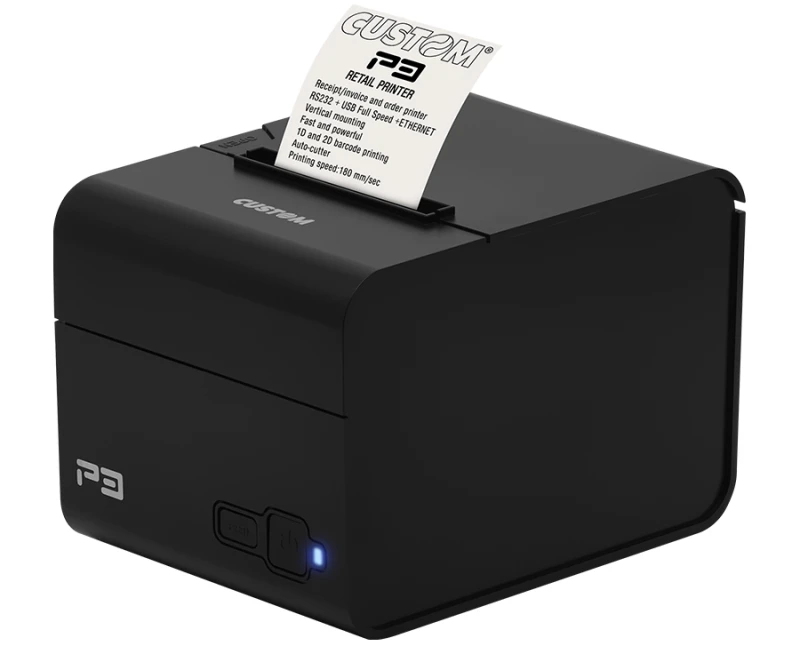 Image of CUSTOM P3X 203 x 203 DPI Wired Thermal POS printer