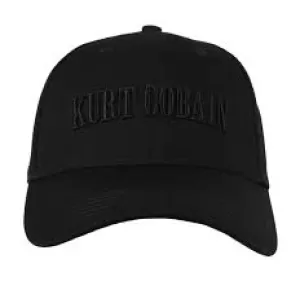Image of Kurt Cobain - Logo Unisex Baseball Cap - Black