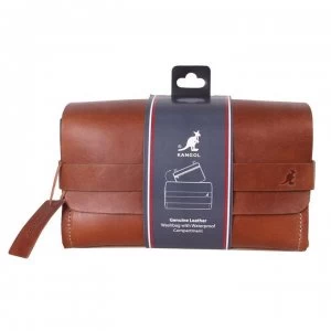 Image of Kangol Washbag - Cognac