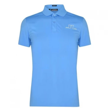 Image of J Lindeberg Polo Shirt - Ocean Blue