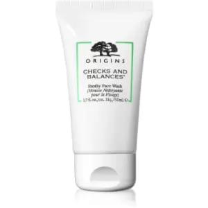 Image of Origins Checks and Balances Frothy Face Wash Refreshing Cleansing Foam 50ml