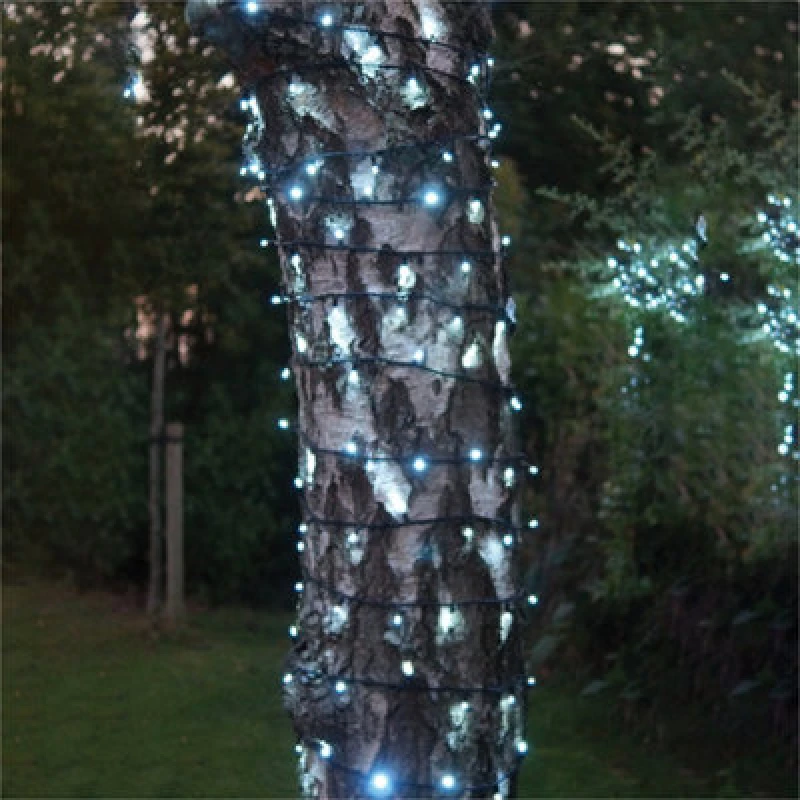 Image of Eagle Connect LED String Lights Black Rubber Cool White 10M