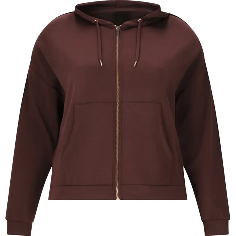 Image of Q Sportswear Womens zip-up hoodie Q Sportswear Tiamo Marron Female 44