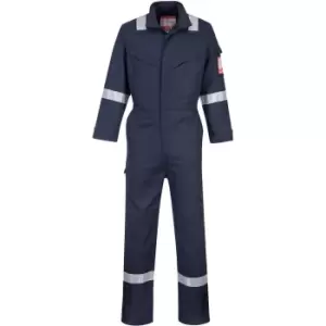 Image of Portwest FR93 Bizflame Ultra Coverall Navy M