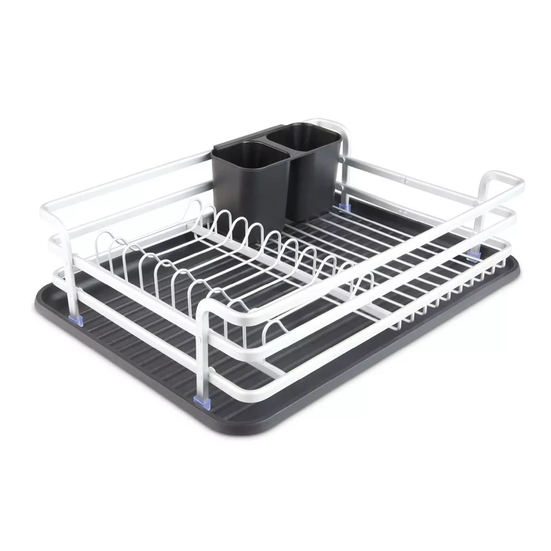 Image of Tower Aluminium Dish Rack Dish Racks Medium Silver 71560411390