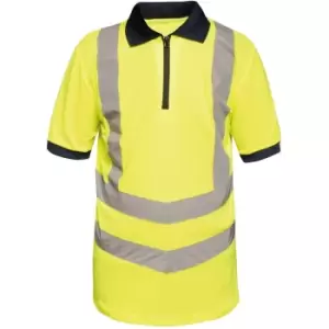 Image of Regatta Mens Hi Vis Pro Quick Dry Wicking Work Polo Shirt M - Chest 39-40' (99-101.5cm)