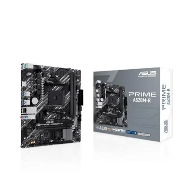 Image of AMD A520 (Ryzen AM4) micro-ATX motherboard 90MB1H60-M0EAY0