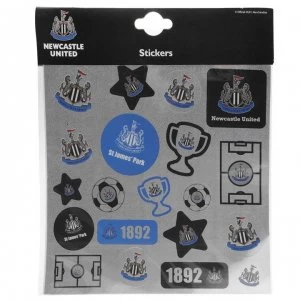 Image of Team Football Foil Print Stickers - Newcastle