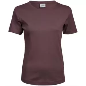 Image of Tee Jays Womens/Ladies Interlock T-Shirt (S) (Grape)