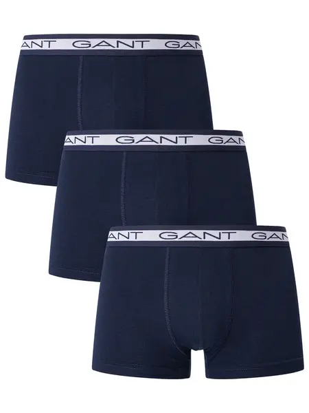 Image of Gant 3 Pack Basic Trunks Marine M
