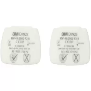 Image of 3M 3M Secure Click particle insertion filter D7925 P2 R. D7925 4 pc(s)